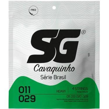 Imagem de Encordoamento sg cavaco niquel c/bolinha tensao alta 0.011 - 0.029