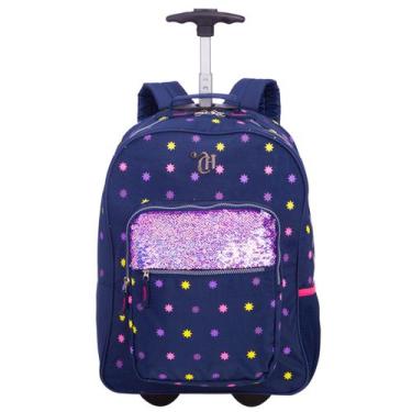 Imagem de Mochila 2em1 Rodas e Costas Capricho Original Sestini