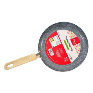 Imagem de Panquequeira Tapioqueira Antiaderente Preto ou Bege 22cm - Wincy Casa,