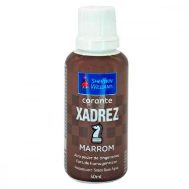 Imagem de Corante Para Tinta Xadrez Marrom (50Ml) ./ Kit Com 12 Peças - SHERWIN 
