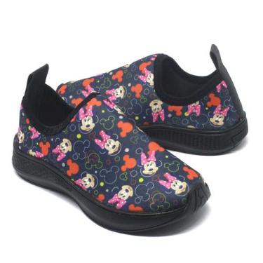 Imagem de Tênis Infantil Esportivo Casual Menina E - Beanna Fashion, Preto, 35