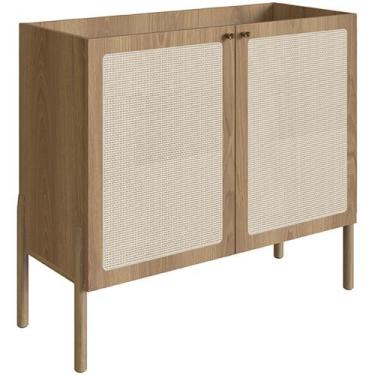 Imagem de Balcão Aparador Cantinho do Café Pés Madeira Moss A03 Hanover Roble - 