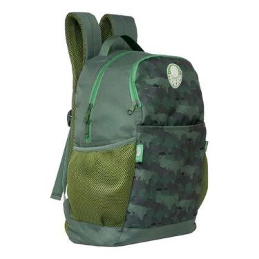 Imagem de Mochila Costas Time Palmeiras - Esportiva Verde Musgo 12070 - Xeryus I