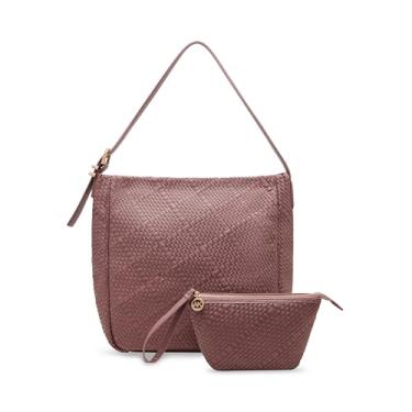 Imagem de Anne Klein de tecido com bolsa removível, névoa malva