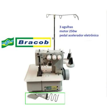 Imagem de Galoneira -Bracob com motor 250w 3Agulhas com Vies 25mm-220V