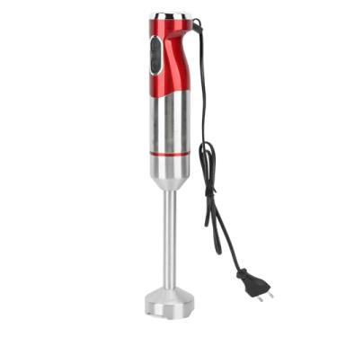 Imagem de Mão Imersão Liquidificador, Mão Elétrica Liquidificador Com Aço Inoxidável Lâminas Ajustável Vara Portátil Misturador para Viagens Em Casa