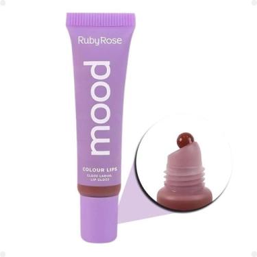 Imagem de Gloss Labial Ruby Rose Mood Colour Lips Discreet Hb-7201-1