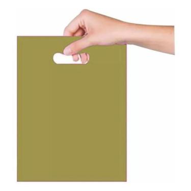 Imagem de Sacola Boca de Palhaço 30x40 cm - Dourado - 25 unidades - Magnatech