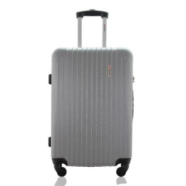 Imagem de Mala de Viagem Média 23kg Despachada Rígida Rodas 360º Cadeado de Segr