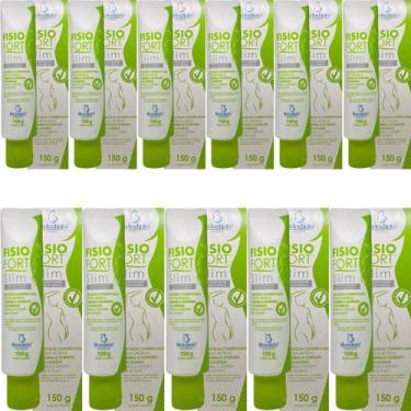 Imagem de 12 Creme Redutor de Medidas Bio Instinto Fisiofort Slim Bisnaga 150g