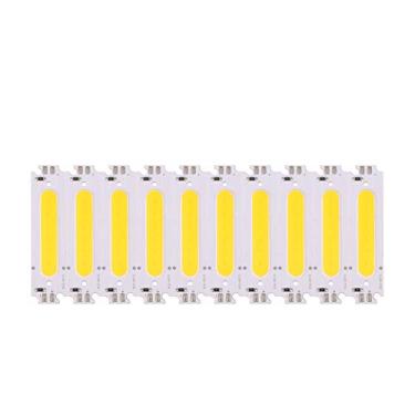 Imagem de Fonte de Luz Chip Cob de 2w Com Branco Quente para Luminárias Led Diy, Luzes de Carro de 12v Com 10 Peças (Branco Quente)