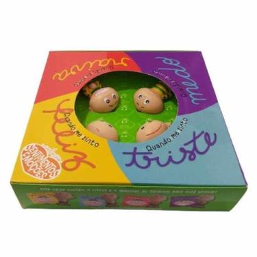 Imagem de Coleção 4 Livros Sentimentos e Emoções C/ 4 Dedoches - Pé da Letra