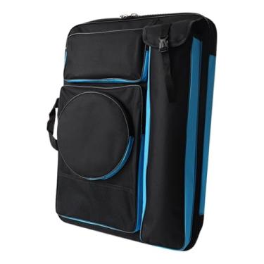 Imagem de Colaxi Portfólio de Arte para Caderno A4, Azul preto