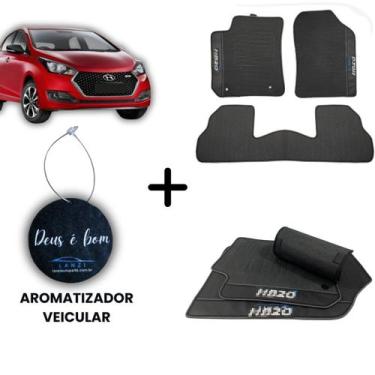 Imagem de Tapete Borracha Hb20 2012 a 2025 Hatch Sedan Com Traseiro Inteiriço - 