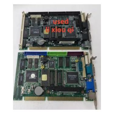Imagem de 1 peça de peças de equipamento de escritório cont13: D OK Placa IPC original 386. Slot OC/Flash/ROM ISA placa mãe industrial cartão de CPU de meio tamanho picmg1.0 com RAM de CPU