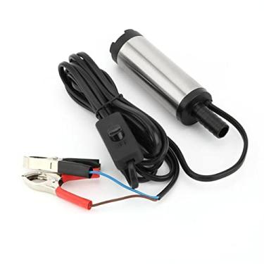 Imagem de Bomba de combustível organizador de carro 12 V 38 mm bomba de transferência de combustível elétrica água óleo reabastecimento submersível para motocicleta bomba de combustível diesel