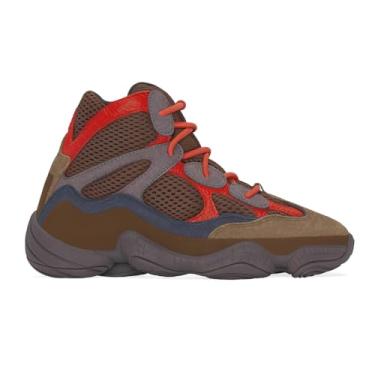 Imagem de adidas Yeezy 500 Tênis masculino casual com cadarço - bege, Vermelho, 4