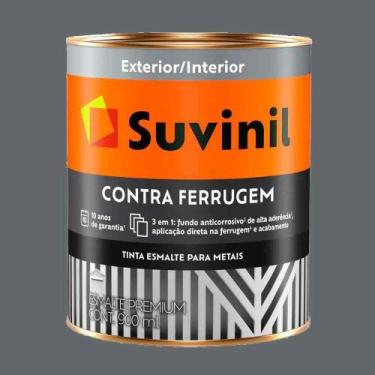 Imagem de Tinta Esm Suvinil Contra Ferrugem Br Bco 0,9l