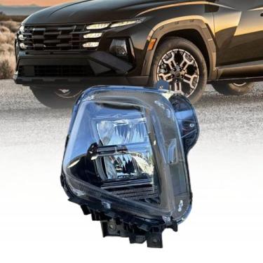 Imagem de XuanBird Conjunto de farol LED do lado esquerdo do motorista 92101-CW650 adequado para Hyundai Tucson SE/SEL 2024 2025 2,5L