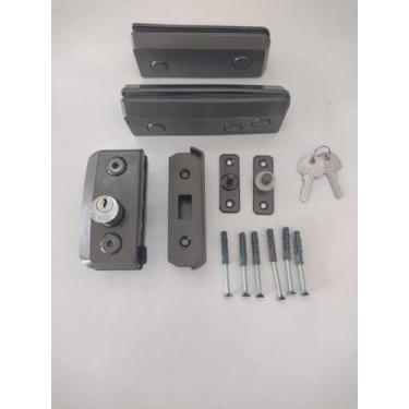 Imagem de Fechadura Kit 01 para porta pivotante de vidro temperado - Hela (Champanhe)