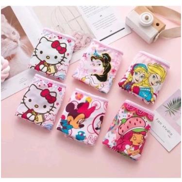 Imagem de Calcinhas infantil Box (2a10 anos) 100% Cotton Algodão - Baby , 2a4 an