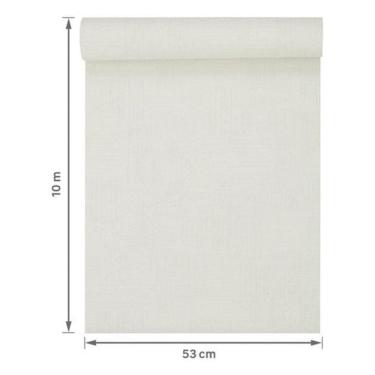 Imagem de Papel De Parede Importado Vinílico Bege - 53Cm - Rende 10M