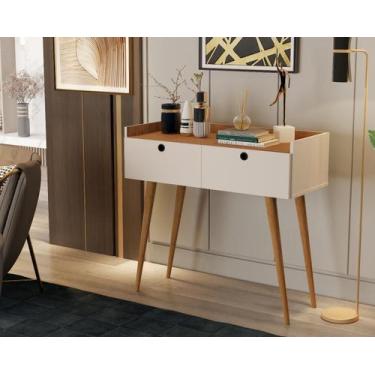 Imagem de Aparador Condessa 2 Portas Cor Freijó / Off White - Comprar Móveis Em 