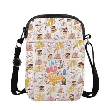 Imagem de G2TUP Bolsa tiracolo Beauty Belle & Beast Inspired Gifts Tale As Old As Time Gifts Princess Belle Shoulder Bag, Tale as Old