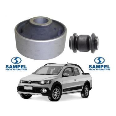 Imagem de Par bucha bandeja dianteira sampel volkswagen saveiro cross G6 1.6 2004 A 2017
