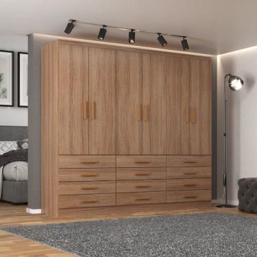 Imagem de Guarda-Roupa Casal Arkansas 6 Portas 12 Gavetas Demolição - Pnr Móveis