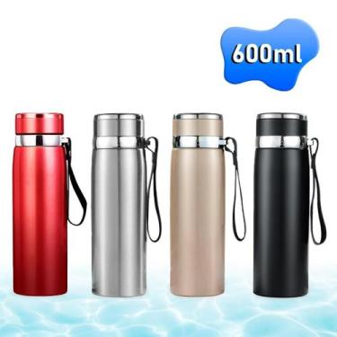 Imagem de Garrafa Térmica Inox 600Ml Vedação - Shop Mix