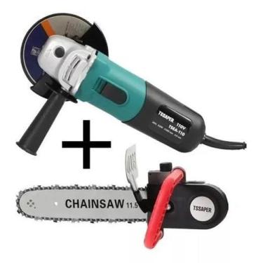 Imagem de Esmerilhadeira/Lixadeira 600W + Adaptador/Serrra Corte Combo - Sa, Son