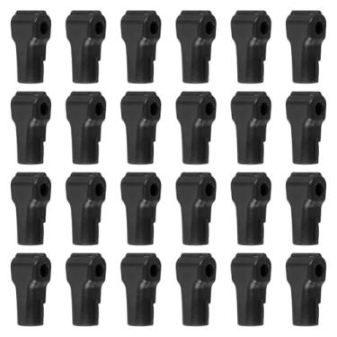 Imagem de PATIKIL Trava de fixação de 7 mm, 50 ganchos para quadro de pegboard, travas de gancho anti-varredura e roubo, pinos de plástico para acessórios móveis, loja, roupas, varejo, segurança, exibição