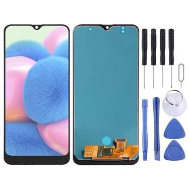 Imagem de YUNCHATW Acessórios telefônicos Tela do Incell LCD para Galaxy A30s com Montagem Full (Black) Substituição do telefone celular
