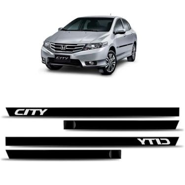 Imagem de Kit Borrachão Lateral Honda City   Todos   4 Peças