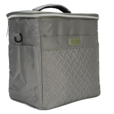 Imagem de Lunchagem Grande Isolada de 3 Camadas, Sacola Mais Refrigeradora à Prova de Vazamentos Com Capacidade de 21L, Alça Ajustável para Camping, Piquenique, Colas de Retenção de Praia,