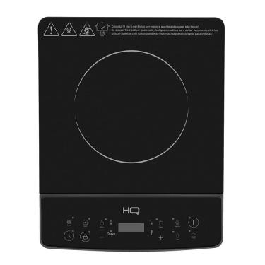 Imagem de Cooktop de Indução HQ 1 Boca Portátil 2000W Preto HQ-IDS2001 220V
