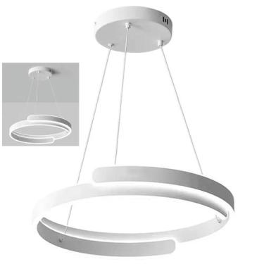 Imagem de Lustre Pendente 3 em 1 Plafon Luminaria LED Decoraçao Casa Quarto Sala