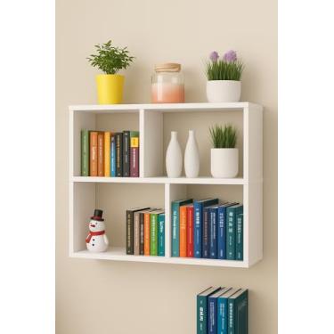 Imagem de PRATELEIRA NICHO 45X45CM COMPACTA E MODERNA IDEAL PARA SALA ESCRITORIO QUARTO E AMBIENTES SOFISTICADOS ARMARIO ESTANTE