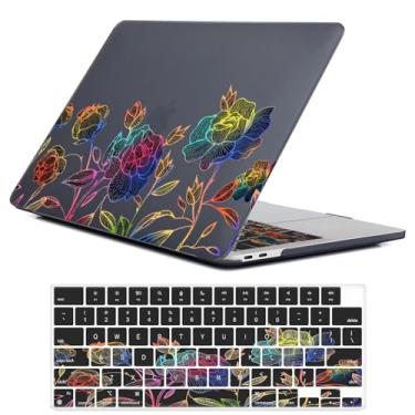 Imagem de Fancity Compatível com MacBook Pro de 14 polegadas 2025 2024 2023 2021 M4 A3112 A3185 A3401 M3 A2918 A2992 M2 A2779 M1 A2442 Pro Max, capa rígida de plástico protetor e Capa de teclado, cor rosa