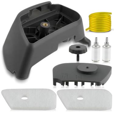 Imagem de 530150253 Filtro de ar 530057846 Tampa Caixa de ar 530059796 Puxador para Aparadores de Linha Husqvarna