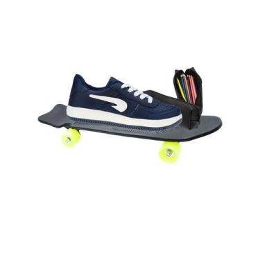 Imagem de Tênis Infantil Menino Tam 28 ao 35 - Tênis Style Boys Com Estojo e Ska