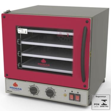 Imagem de Forno Elétrico Progás Turbo Fast Oven Vermelho 4 Esteiras PRP-004 G2 220V P37639