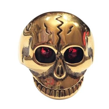 Imagem de ANEL CAVEIRA SKULL EXU EM AÇO INOXIDÁVEL ESTILO E ATITUDE (30)