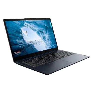 Imagem de Lenovo Ideapad Laptop 1 15.6 FHD, processador Intel Pentium Silver N6000, 4 GB RAM, 128 GB eMMC, 1 ano Mircrosoft Office 365, Windows 11 Home no modo S - 82LX0050US