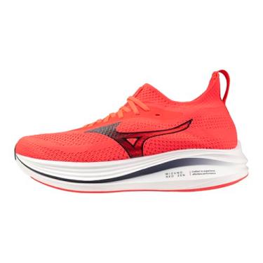 Imagem de Mizuno Tênis de corrida masculino Neo Zen, Coral Fiery - azul barítono, 42