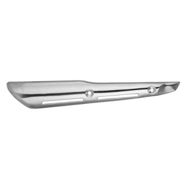 Imagem de Protetor De Escape Cromo Forte Modelo Original Chapa Moto Titan 150 Fa