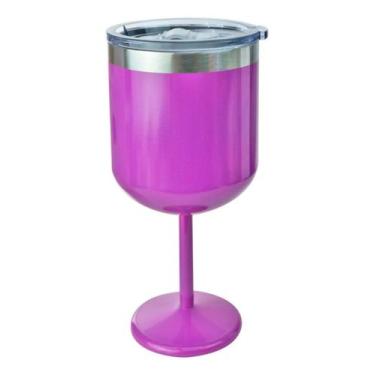 Imagem de Taça Copo De Gin Whisky Térmica Inoxidável 500ml Colorida - Sem Marca,
