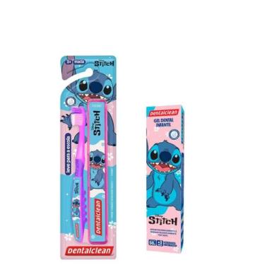 Imagem de Escova De Dente Infantil Escolar Stitch+ Pasta - Dentalclean