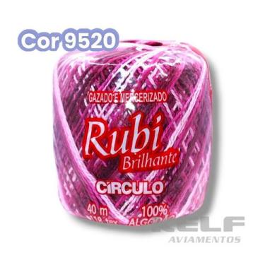 Imagem de Linha Rubi 5 - 9520 - Mescla Pink - Circulo